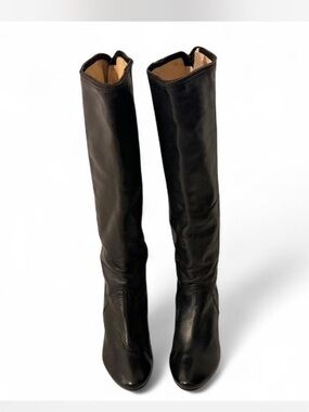 New Frye Black Knee-High Leather Women's Boots